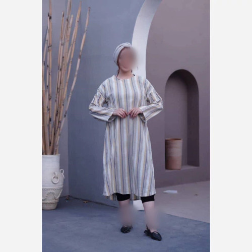 کفتان یقه گرد راه راه لنین