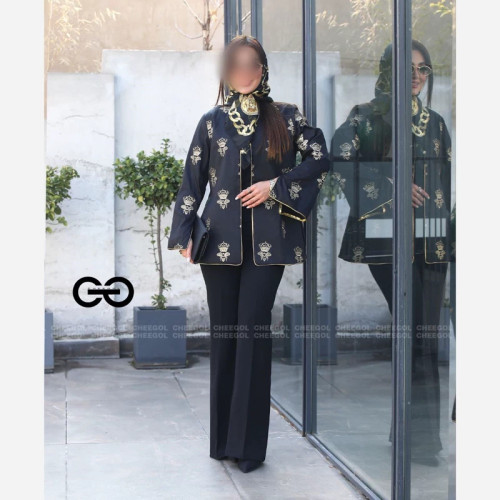 مانتو سوزندوزی طرح مرجان