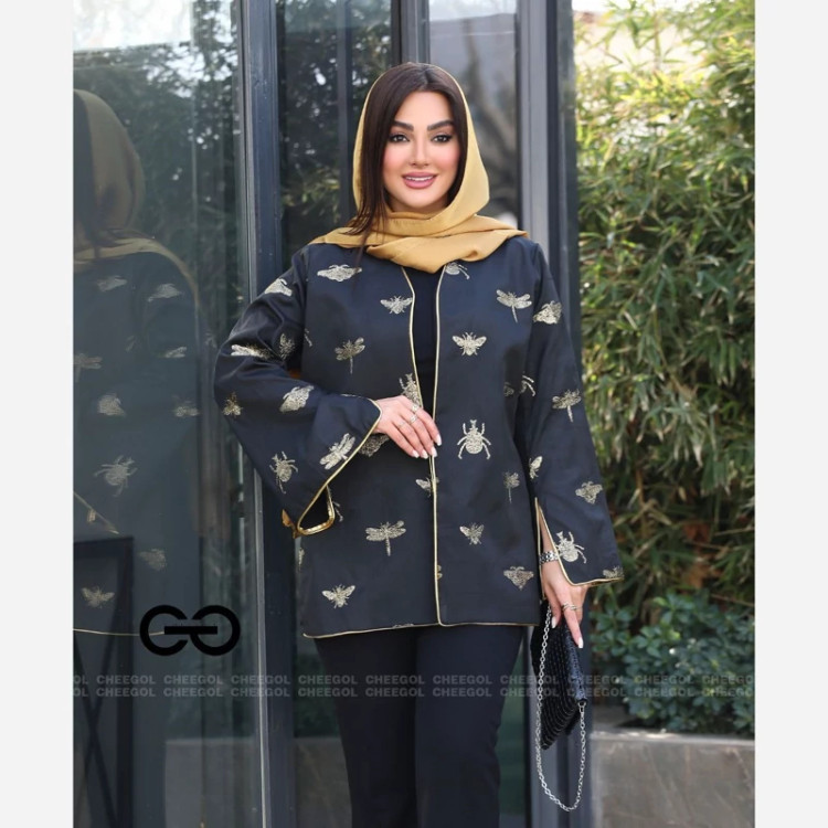 مانتو سوزندوزی طرح مرجان