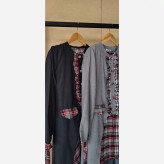 چهار خانه پشمی مدل آروشا